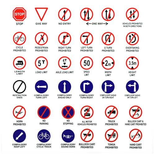 Mandatory Road Signs  Department of Police, State Government of